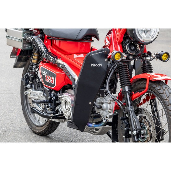 オーヴァーレーシング OVER RACING オプション品 レッグシールド ホンダ CT125 20年-22年/23年- ブラック 57-06-081B JP店|株式会社ヒロチー商事 店
