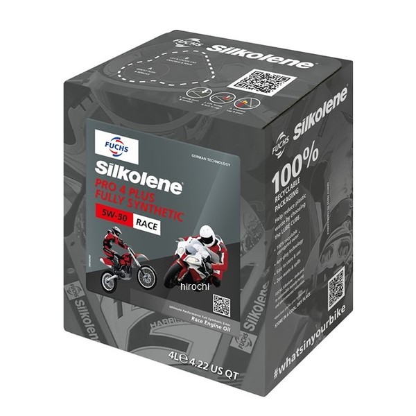 フックス FUCHS エンジンオイル 4ストレーシング&スポーツバイク用オイル PRO 4 PLUS 5W-30 4L SIL602186454 JP店|株式会社ヒロチー商事 店