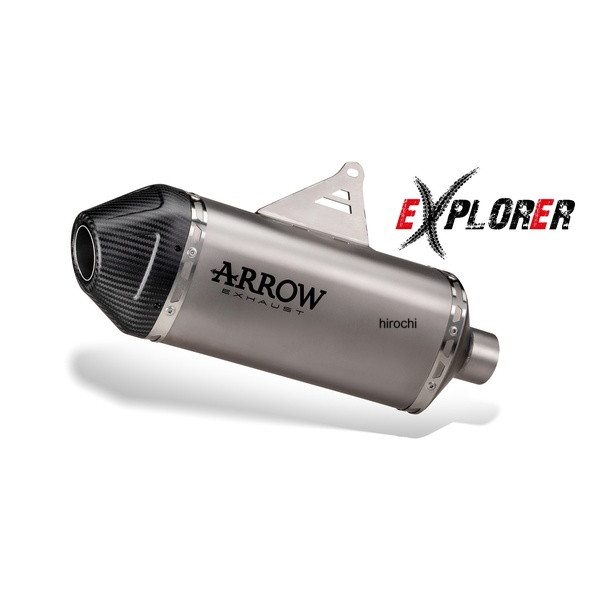 【New】 アロー ARROW スリップオンマフラー Explorer スズキ V-Storm1050 25年-26年 チタン 72676PK JP店｜株式会社ヒロチー商事 店