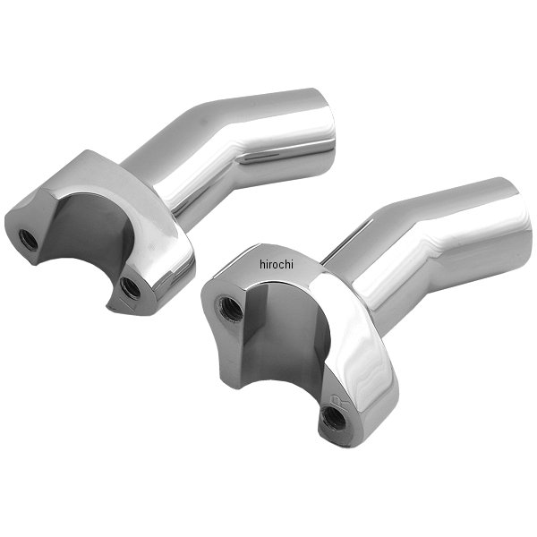 【USA在庫あり】 DRAG 1インチハンドルバー 3.5インチ(89mm)高 ライザー プルバック クローム 0602-0408 JP店