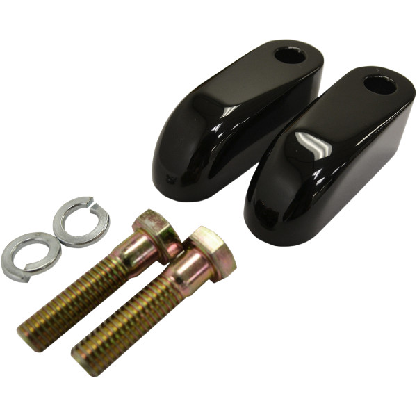 【USA在庫あり】 LAチョッパーズ LA Choppers 2インチ(51mm) 延長 プルバックライザー 黒 0602-0692 JP店