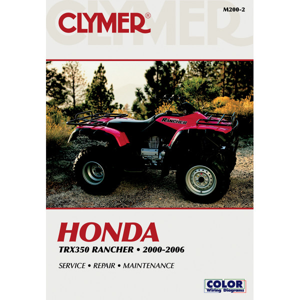 【USA在庫あり】 クライマー Clymer マニュアル 整備書 00年-06年 ホンダ TRX350 4201-0143 JP店｜株式会社ヒロチー商事 店