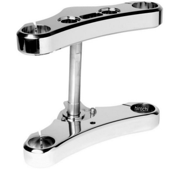 【USA在庫あり】 アクトロニクス Accutronix トリプルツリー 49mm 5°傾斜 06年以降 ダイナ ミッドグライド クローム 0408-0220 JP店