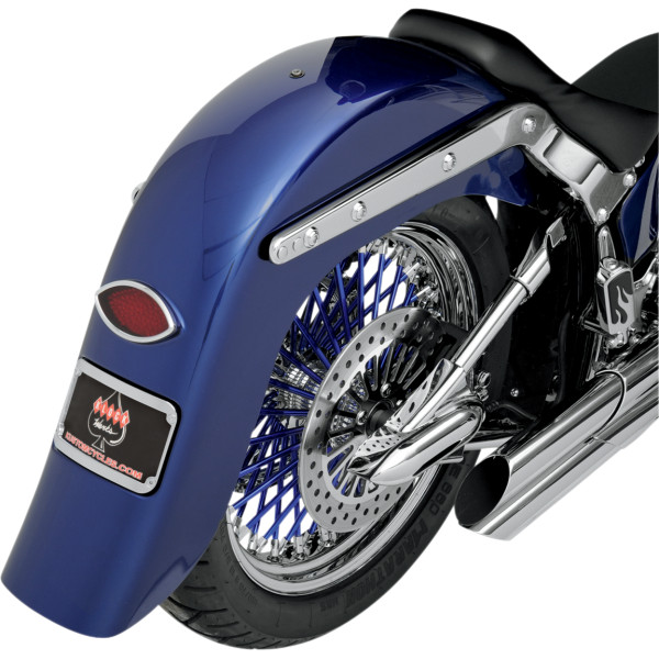 【USA在庫あり】 クロックワークス Klock Werks リアフェンダー 4インチ延長 フレンチプレートポケット 7.125" ワイド 1401-0251 JP店|株式会社ヒロチー商事 店