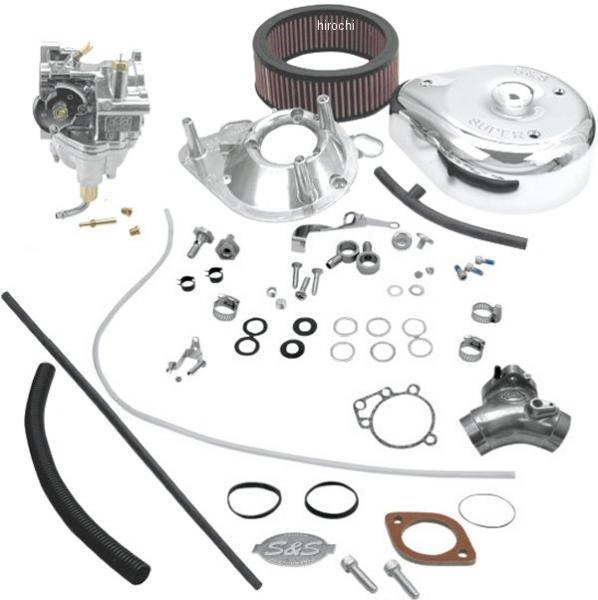 【メーカー在庫あり】 S&Sサイクル S&S Cycle スーパー E キャブ キット マニホールド付属 99年-05年 Twin Cam 11-0450 JP店