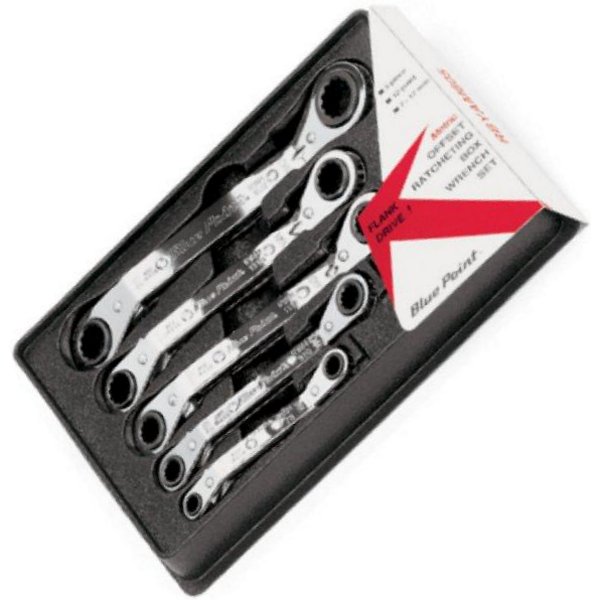 スナップオン Snap-on ブルーポイント 25°オフセット スタンダード レンチ 12角 インチ セット RBYAM605 JP店