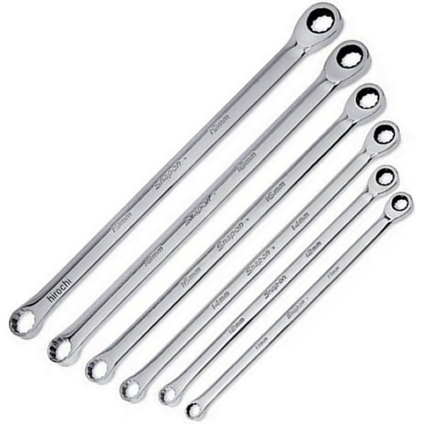スナップオン Snap-on 12ポイント コンビネーション ラチェット ボックス/ボックス ハイ・パフォーマンス レンチ セット 6点 XDLRM705K1 JP店