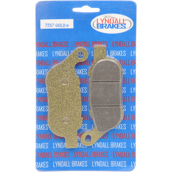 【USA在庫あり】 リンダル Lyndall ブレーキパッド リア 08年以降 ソフテイル 42298-08 ゴールド+ 1720-0071 JP店