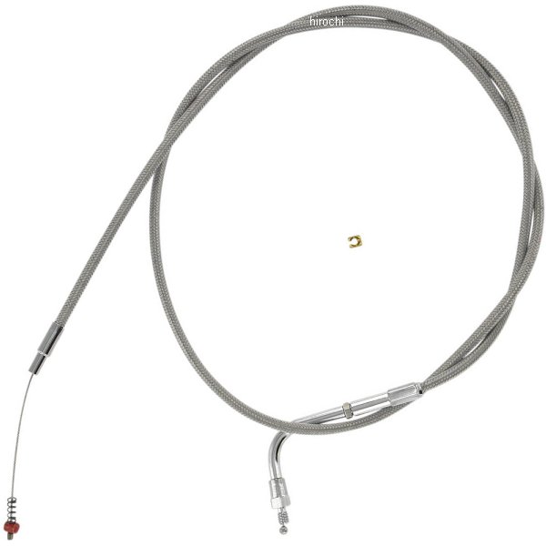 【USA在庫あり】 バーネット Barnett アイドルケーブル 31インチ ステンレス 01年以降 ソフテイル 56342-01 DS-223599 JP店