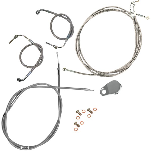 【USA在庫あり】 LAチョッパーズ LA Choppers ケーブル標準キット ステンレス 08年-13年 FLHT ABS付 18-20インチ用 0610-0576 JP店｜株式会社ヒロチー商事 店 47,847円