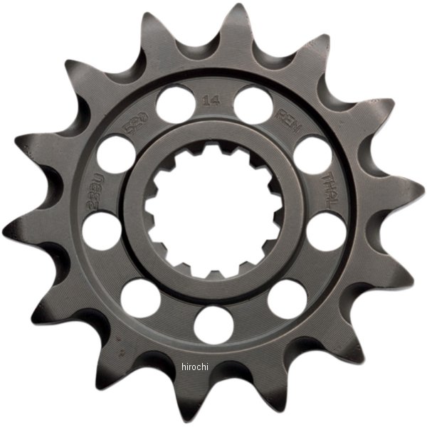 【USA在庫あり】 レンサル RENTHAL フロント スプロケット 14T/520 00年-09年 DR-Z400S スチール R255-520-14 JP店