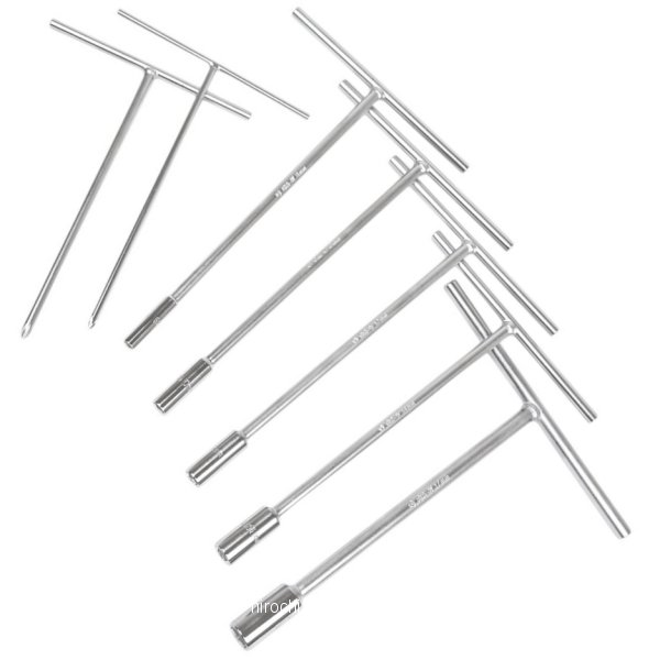 【USA在庫あり】 モータースポーツプロダクツ Motorsport Products T型ハンドル ソケット 6本セット(8mm,10mm,12mm,14mm,17mm) 3812-0048 JP店