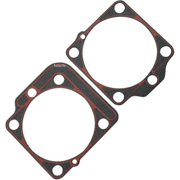 【USA在庫あり】 ジェームズ JAMES シリンダーベース ガスケット 0.80mm 48年-62年 EL/FL Foamet材 (2個入り) 0934-3141 JP店