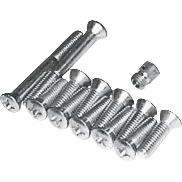 【USA在庫あり】 コロニー Colony Machine トランスミッション トップ カバー スクリューキット 50年-53年 シルバー 2401-0617 JP店