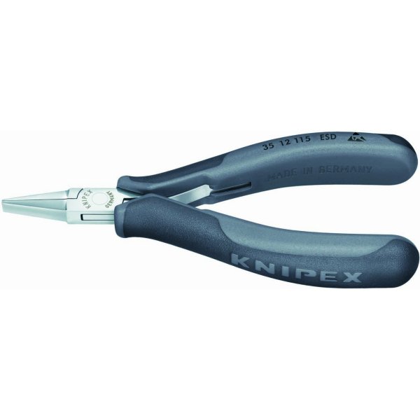 【メーカー在庫あり】 クニペックス KNIPEX エレクトロニクスプライヤー 3512-115ESD-KP JP店