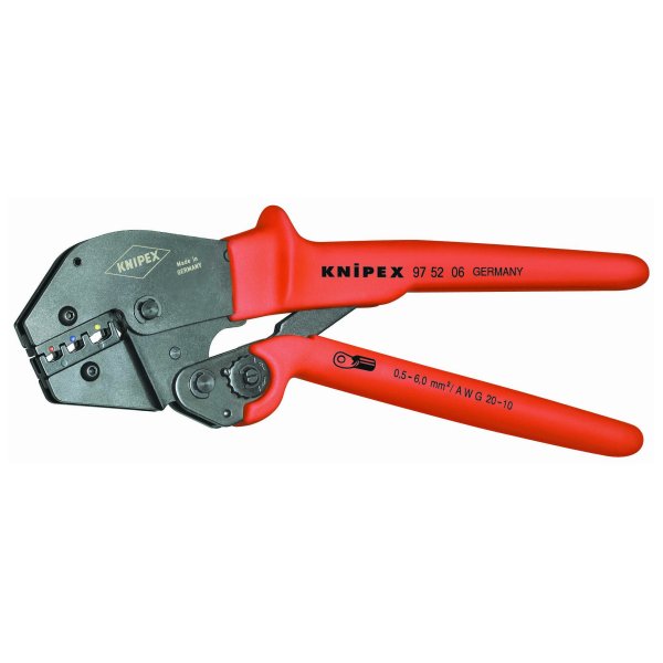 【メーカー在庫あり】 クニペックス KNIPEX 圧着ペンチ 9752-06-KP JP店｜株式会社ヒロチー商事 店