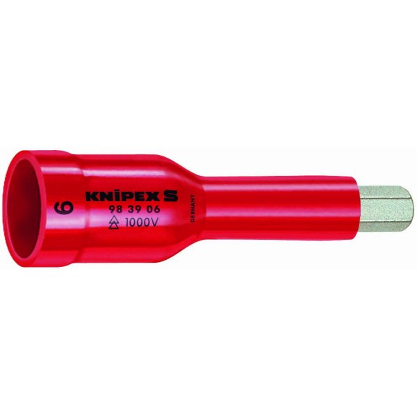 【メーカー在庫あり】 クニペックス KNIPEX 12.7sq 絶縁ヘキサゴンソケット 1000V 9849-06-KP JP店