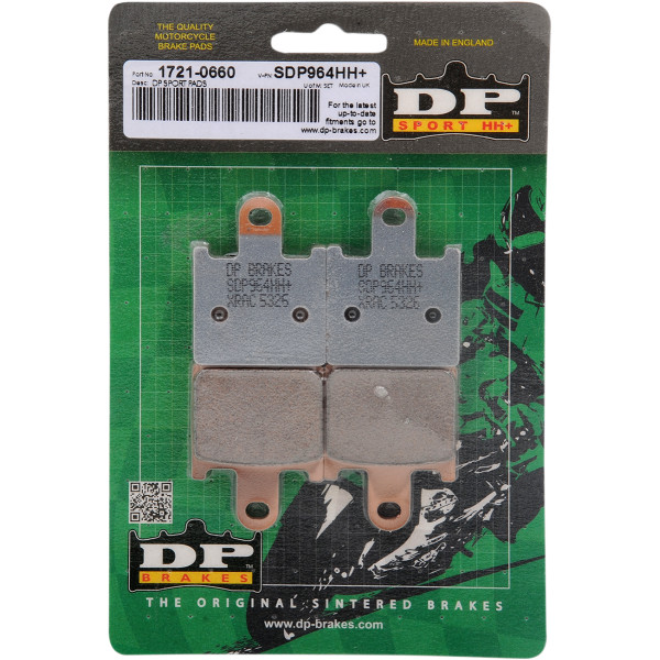 【USA在庫あり】 DPブレーキ DP Brakes ブレーキパッド フロント 06年-14年 ZX-14R、ZG1400 (HH+ シンタード) 1721-0660 JP店|株式会社ヒロチー商事 店