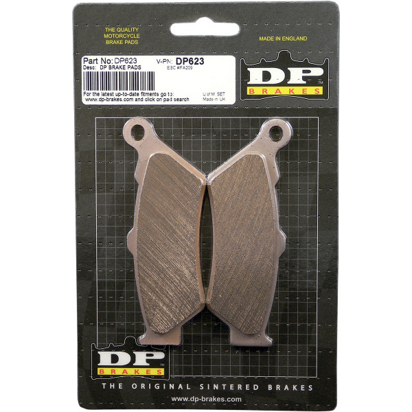 【USA在庫あり】 DPブレーキ DP Brakes ブレーキパッド フロント 94年以降 BMW、ドゥカティ、トライアンフ (標準シンタード) DP623 JP店｜株式会社ヒロチー商事 店