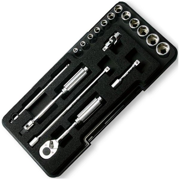 コーケン Ko-ken 1/4インチsq ソケットセット プラスチックケース 18ヶ組 P2251M-KK JP店