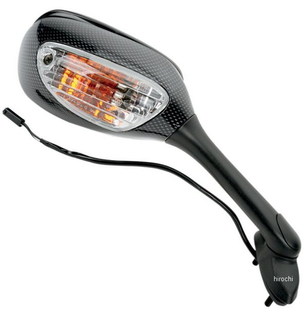 【USA在庫あり】 エムゴ EMGO ミラー 補修用 05年-09年 スズキ GSX-R カーボン(右) 0640-0169 JP店