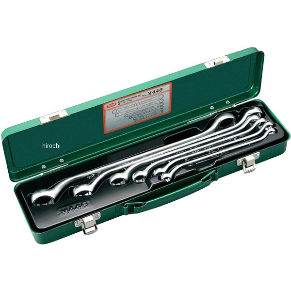 トネ TONE ロングメカニックめがねレンチセット(45°×10°) M446 JP店