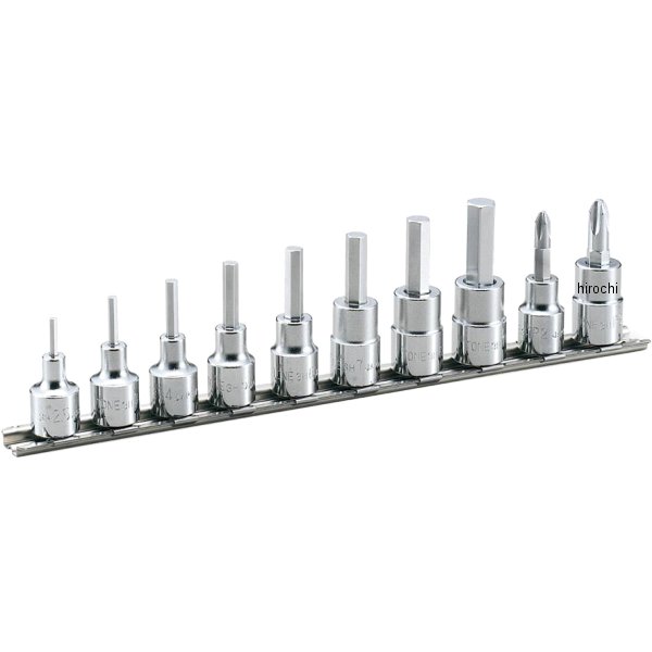 トネ TONE ヘキサゴンソケットセット(ホルダー付) 差込角 9.5mm (3/8インチ) HH310 JP店