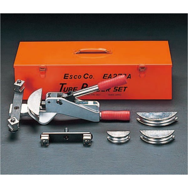 【製造業者店卸し資産あり】 エスコ(ESCO) 1/2\"-7/8\"" チューブベンダーセット(ラチェット式) 000012056801 JP"