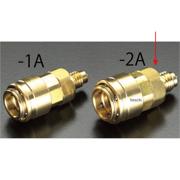 【メーカー在庫あり】 エスコ ESCO R134a M12 クイックジョイント(高圧側/カーエアコン用) 000012044733 JP店