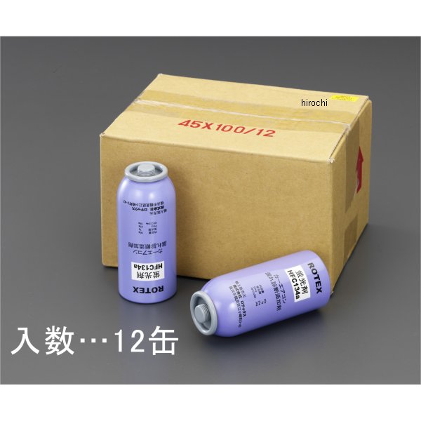 【メーカー在庫あり】 エスコ ESCO R134a 蛍光剤入 サービス缶 12本 000012266796 JP店