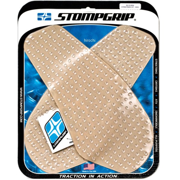 ストンプグリップ STOMPGRIP タンク グリップ ボルケーノ 03年-09年 YZF-R6 クリア 55-10-0004C JP店