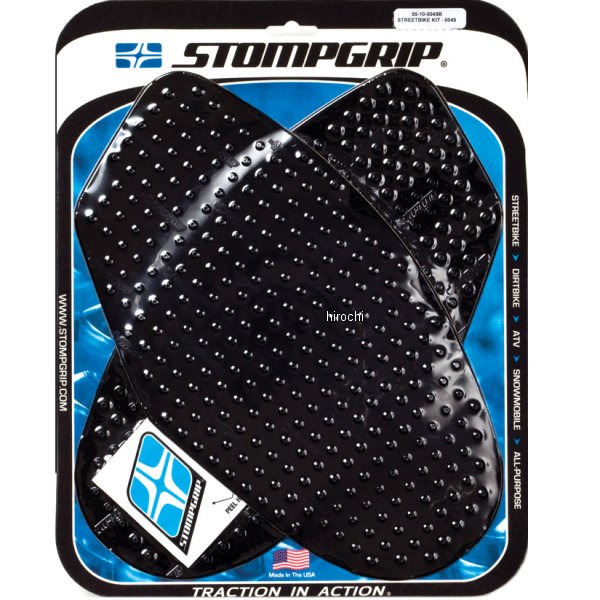 【メーカー在庫あり】 ストンプグリップ STOMPGRIP タンク グリップ ボルケーノ 05年-06年 GSX-R1000 黒 55-10-0049B JP店