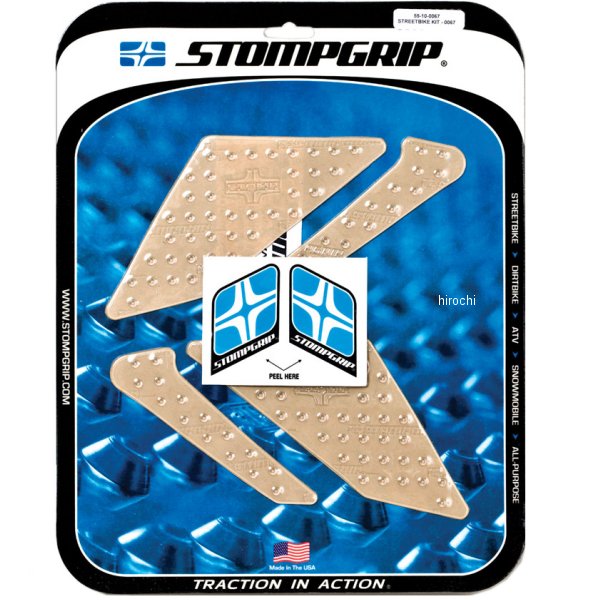 ストンプグリップ STOMPGRIP タンク グリップ ボルケーノ 08年-12年 ドゥカティ ハイパーモタード クリア 55-10-0067C JP店