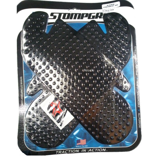【メーカー在庫あり】 ストンプグリップ STOMPGRIP タンク グリップ ボルケーノ 04年-10年 アプリリア 黒 55-10-0072B JP店