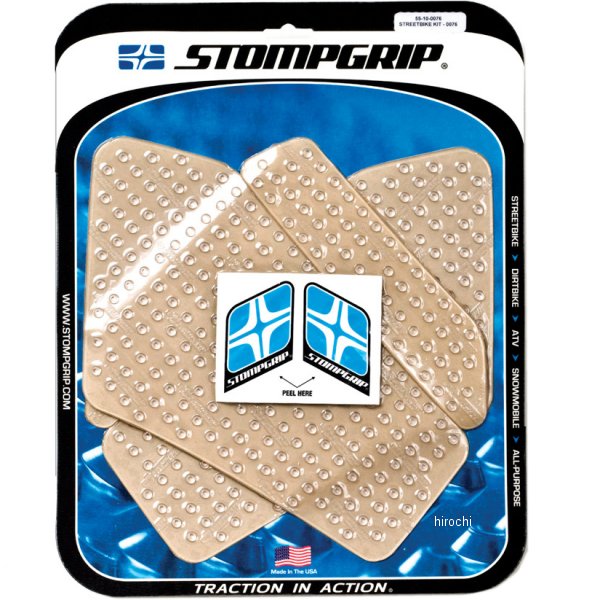ストンプグリップ STOMPGRIP タンク グリップ ボルケーノ 04年-05年 トライアンフ デイトナ650 クリア 55-10-0076C JP店