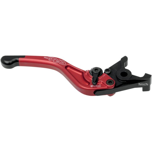 【USA在庫あり】 シーアールジー CRG クラッチレバー RC2 ショート 09年-13年 GSX-R1000、GSX-R750 赤 crg2AN-614-H-R JP店