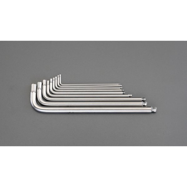 【製造業者店卸し資産あり】 エスコ ESCO 3/32\"-3/8\"" Ball Hex-Plus 手がかり鍵(ステンレス鋼製) 000012209380 JP店"