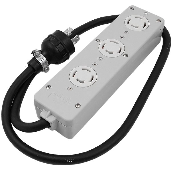 【メーカー在庫あり】 エスコ ESCO AC250V/20Ax1.0m 三相タップ 接地3P 000012054240 JP店