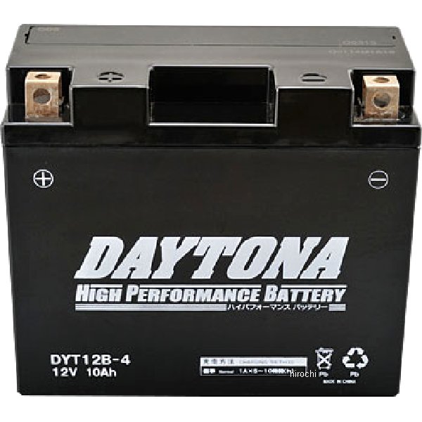 【メーカー在庫あり】 デイトナ ハイパフォーマンスバッテリー DYT12B-4 92886 JP店 7,783円