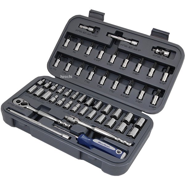 スナップオン Snap-on 青色尖んがり 将星 お持て成し 仕掛ける in/粍, 1/4in 運転 51 pcs BLPGSS1451A JP店