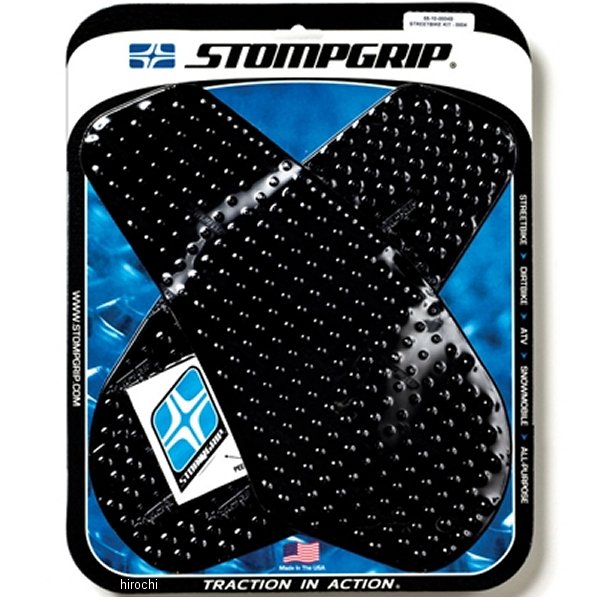 【USA在庫あり】 ストンプグリップ STOMPGRIP タンク グリップキット 03年-05年 YZF-R6 黒 4320-1057 JP店|株式会社ヒロチー商事 店