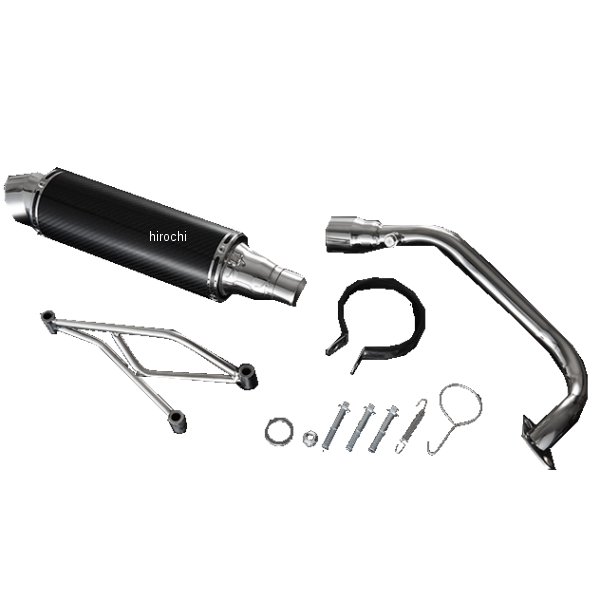 【メーカー在庫あり】 NBS バイクパーツセンター マフラー カスタム用 アドレスＶ125G、S (CF4EA、4MA) カーボン 202902 JP店