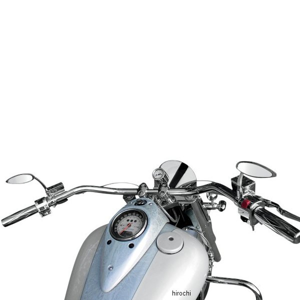 【USA在庫あり】 バロン BARON 1インチ ハンドルバー 4インチ スター クローム 0601-0995 JP店|株式会社ヒロチー商事 店