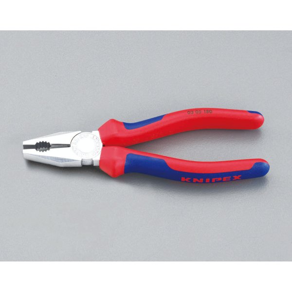 【メーカー在庫あり】 エスコ ESCO 160mm 電工ペンチ(グリップ付/メッキ) 000012046230 JP