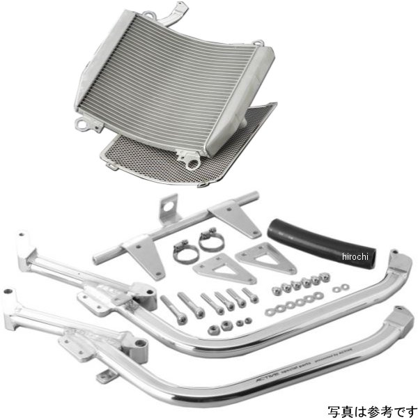 アクティブ ACTIVE ビッグラジエーターキット TYPE-1 84年-03年 GPZ900R、GPZ750R シルバー 5057021 JP店