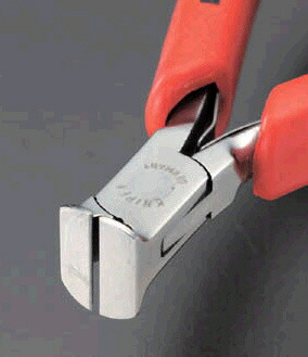 【メーカー在庫あり】 エスコ ESCO 115mm 精密用エンドニッパー(グリップ バネ付) 000012057575 JP