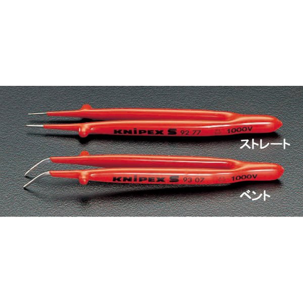 【メーカー在庫あり】 エスコ ESCO 150mm 絶縁ピンセットストレート 000012014418 JP店