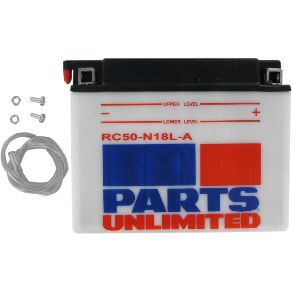【USA在庫あり】 Y50-N18L-A パーツアンリミテッド Parts Unlimited 耐久バッテリー 開放型 84年-96年 FLT/FLH RC50-N18L-A2 JP店