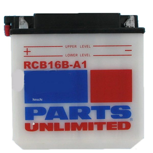 【USA在庫あり】 パーツアンリミテッド Parts Unlimited 液別 耐久バッテリー 開放型 12V YB16BA1 RCB16B-A1 JP店