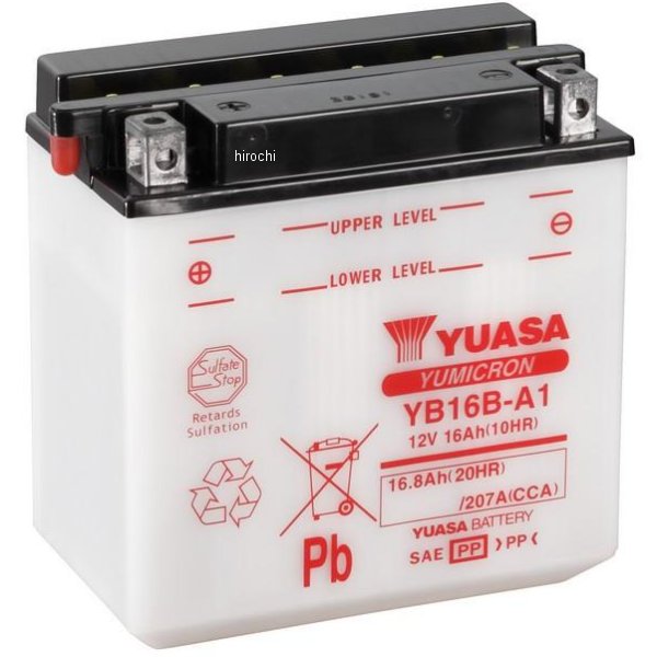 ユアサ YUASA バッテリー 開放型 YB16B-A1 JP店 【特別送料無料！】